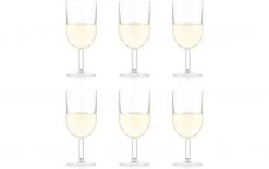 BODUM Weissweinglas Oktett 270 Ml, 6 Stück, Transparent - Weingläser