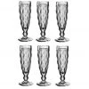 Leonardo Sektglas Brindisi 140 Ml, 6 Stück, Anthrazit - Sektgläser