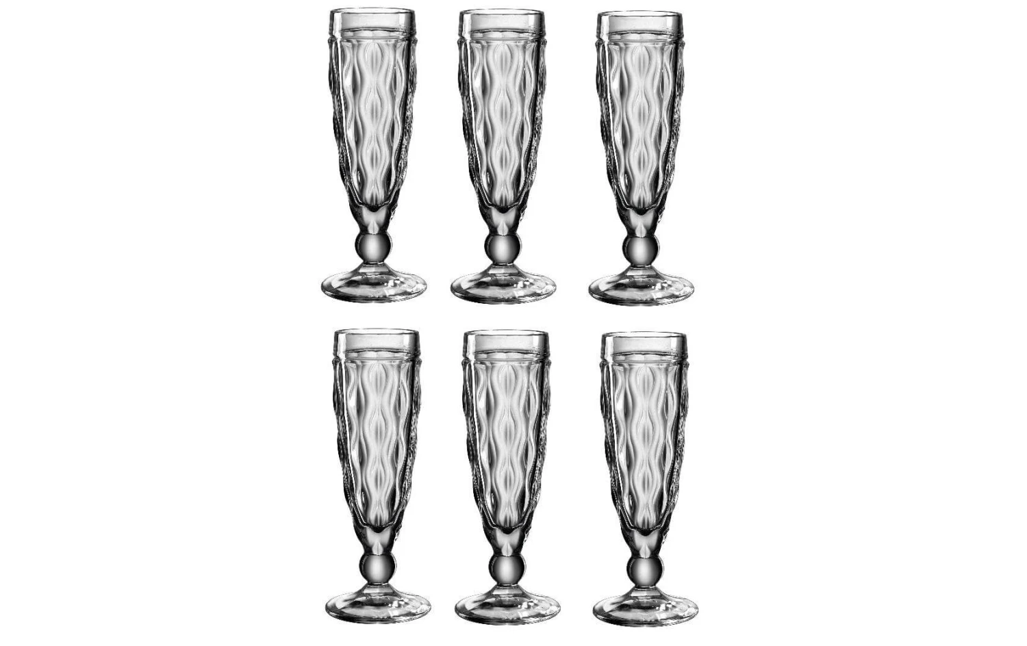 Leonardo Sektglas Brindisi 140 Ml, 6 Stück, Anthrazit - Sektgläser 1 Leonardo Sektglas Brindisi 140 Ml, 6 Stück, Anthrazit - Sektgläser