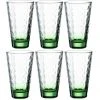 Leonardo Trinkglas Optic 300 Ml, 6 Stück, Grün - Trinkgläser