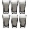 Leonardo Trinkglas Vario Struttura 280 Ml, 6 Stück, Grau - Trinkgläser