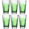 Leonardo Trinkglas Vario Struttura 280 Ml, 6 Stück, Grün - Trinkgläser