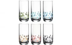 Leonardo Trinkglas Daily 330 Ml, 6 Stück, Mehrfarbig - Trinkgläser