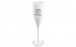 Koziol Sektglas Superglas Save Water Drink Champagne 100 Ml, 1 Stk - Sektgläser