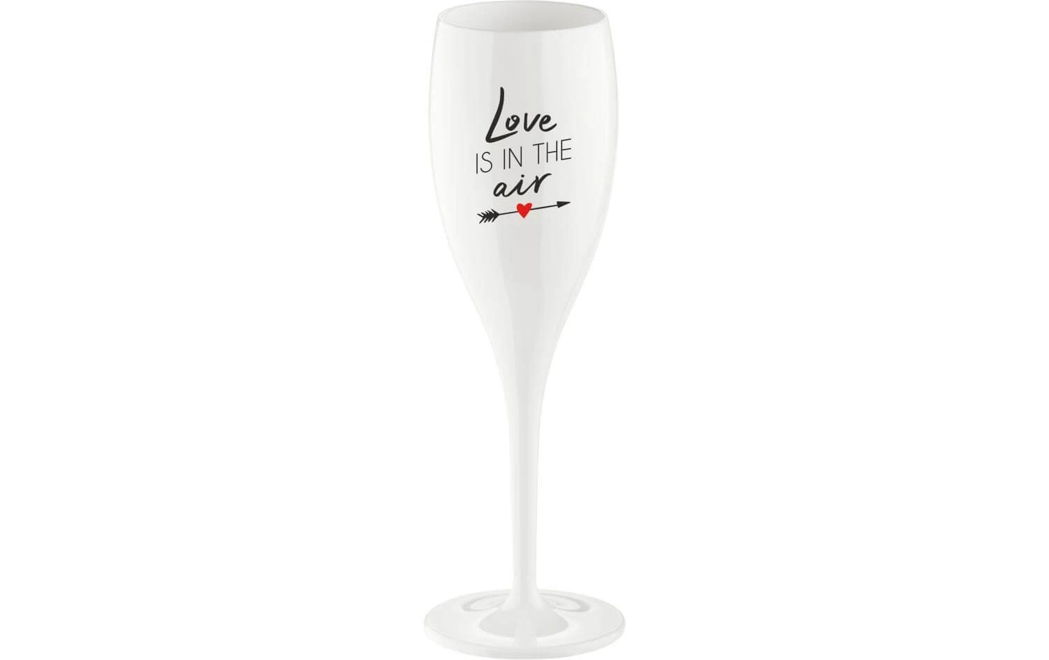 Koziol Sektglas Superglas Love Is In The Air 100 Ml, 1 Stück, Weiss - Sektgläser 1 Koziol Sektglas Superglas Love Is In The Air 100 Ml, 1 Stück, Weiss - Sektgläser