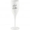 Koziol Sektglas Superglas Mit Humor Lebt 100 Ml, 1 Stück, Weiss - Sektgläser