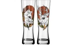 Ritzenhoff Bierglas Heldenfest No. 3 - Tobias Tietchen 607 Ml, 2 Stück - Biergläser