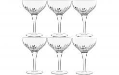 Bormioli Rocco Cocktailglas Mixology 225 Ml, 6 Stück, Transparent - Cocktailgläser