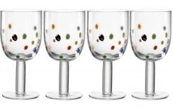 Leonardo Rotweinglas Fiori 460 Ml, 4 Stück, Transparent - Weingläser