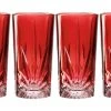 Leonardo Longdrinkglas Capri 390 Ml, 4 Stück, Rot - Cocktailgläser
