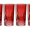 Leonardo Longdrinkglas Capri 530 Ml, 4 Stück, Rot - Cocktailgläser