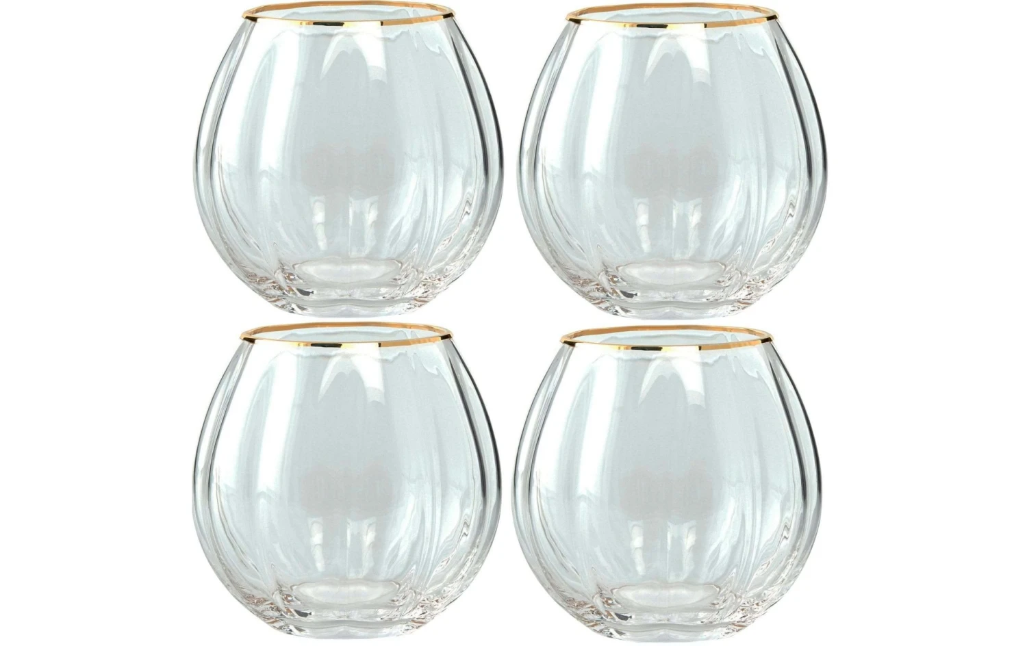 Lene Bjerre Trinkglas Claudine 490 Ml, 4 Stück, Transparent - Trinkgläser 1 Lene Bjerre Trinkglas Claudine 490 Ml, 4 Stück, Transparent - Trinkgläser