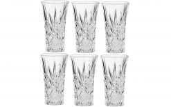 Lene Bjerre Schnapsglas Cristel 50 Ml, 6 Stück, Transparent - Schnaps- & Likör Gläser