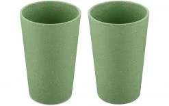 Koziol Trinkbecher Connect L 350 Ml, 2 Stück, Grün - Trinkgläser