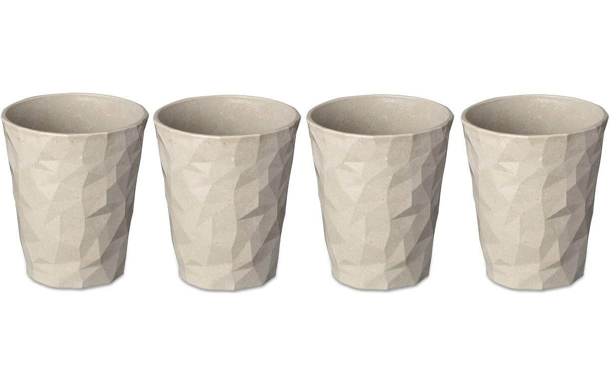 Koziol Trinkbecher Club No. 2 250 Ml, 4 Stück, Sand - Trinkgläser 1 Koziol Trinkbecher Club No. 2 250 Ml, 4 Stück, Sand - Trinkgläser