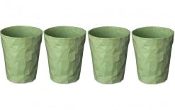 Koziol Trinkbecher Club No. 2 250 Ml, 4 Stück, Grün - Trinkgläser