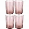 Bitz Trinkglas Kusintha 280 Ml, 4 Stück, Pink - Trinkgläser