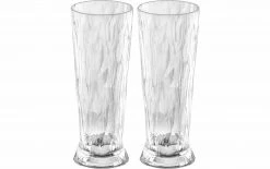 Koziol Bierglas Superglas Club No. 11, 500 Ml, 2 Stück, - Biergläser