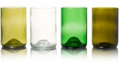 Rebottled Trinkglas 330 Ml, 4 Stück, Mehrfarbig - Trinkgläser