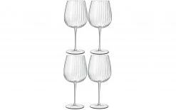 Luigi Bormioli Rotweinglas Optica 750 Ml, 4 Stück, Transparent - Weingläser