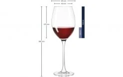 Leonardo Rotweinglas Cheers 520 Ml, 6 Stück, Transparent - Weingläser -Glaser Verkaufsgeschäft 429818 3 5