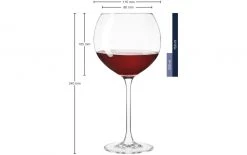 Leonardo Rotweinglas Cheers, Burgunderglas 750 Ml, 6 Stück - Weingläser -Glaser Verkaufsgeschäft 429820 3 5