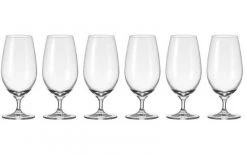 Leonardo Bierglas Cheers 330 Ml, 6 Stück, Transparent - Biergläser