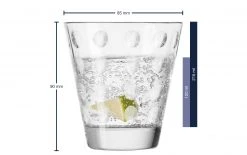 Leonardo Trinkglas Optic 215 Ml, 6 Stück, Transparent - Trinkgläser -Glaser Verkaufsgeschäft 431749 3 5