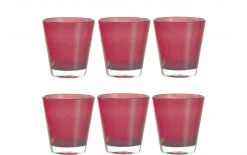 Leonardo Trinkglas Burano Viola 330 Ml, 6 Stück, Bordeaux - Trinkgläser