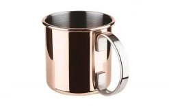Paderno Cocktailbecher Moscow Mule Glatt, 500 Ml, 1 Stück, Kupfer - Cocktailgläser