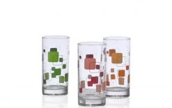Montana Trinkglas Dice 280 Ml, 3 Stück, Transparent - Trinkgläser