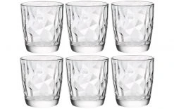 Bormioli Rocco Whiskyglas Diamond 300 Ml, 6 Stück, Transparent - Whiskygläser
