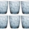 Bormioli Rocco Whiskyglas Diamond 300 Ml, 6 Stück, Blau - Whiskygläser