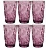 Bormioli Rocco Longdrinkglas Diamond 470 Ml, 6 Stück, Violett - Cocktailgläser