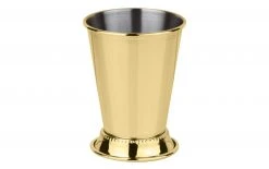 Paderno Cocktailbecher Mint Julep 380 Ml, 1 Stück, Gold - Cocktailgläser